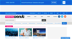 Desktop Screenshot of marketingdonut.co.uk